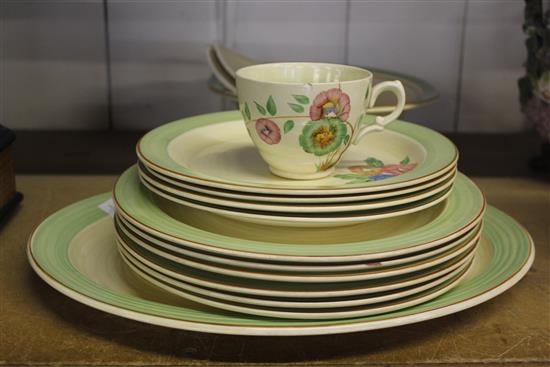 Clarice Cliff part dinner service